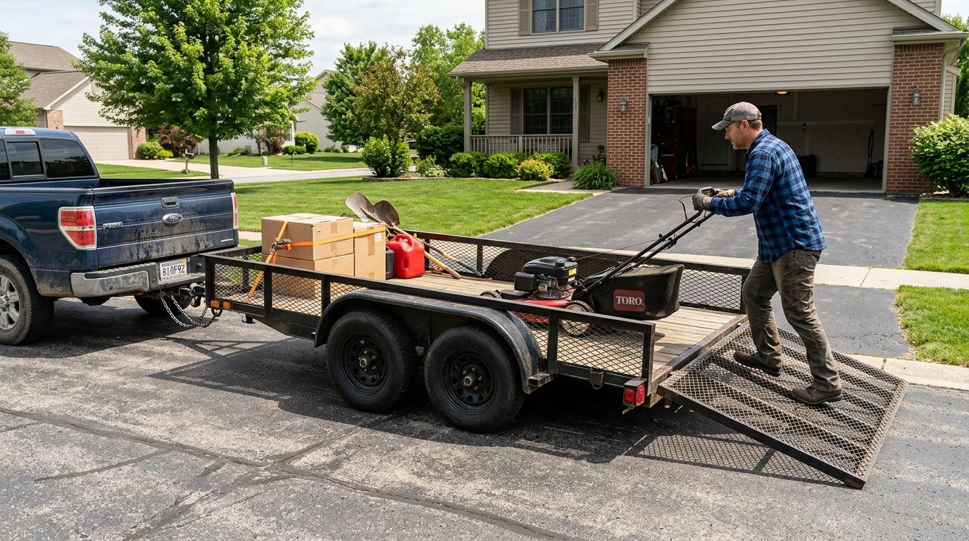 How to Load a Utility Trailer: Balance, Ramps & Tie-Downs