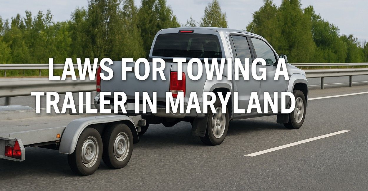 Laws for Towing a Trailer in Maryland